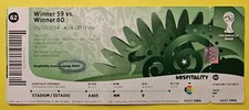 FIFA World Cup 2014 Match 62 Semi Final Argentina Netherlands Hospitality Ticket