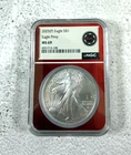 2025-P American Silver Eagle Privy NGC MS69 Red Case
