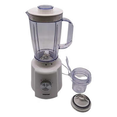 GEEPAS 2-in-1 Food Jug Blender | 1.6L Juice Jar & 100G Mini Coffee Spice Grinder