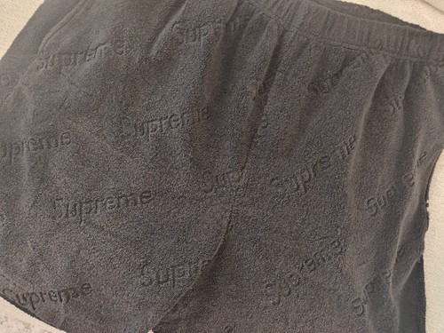 Supreme Terry Jacquard Logo Shorts in Black Box Logo … - Gem