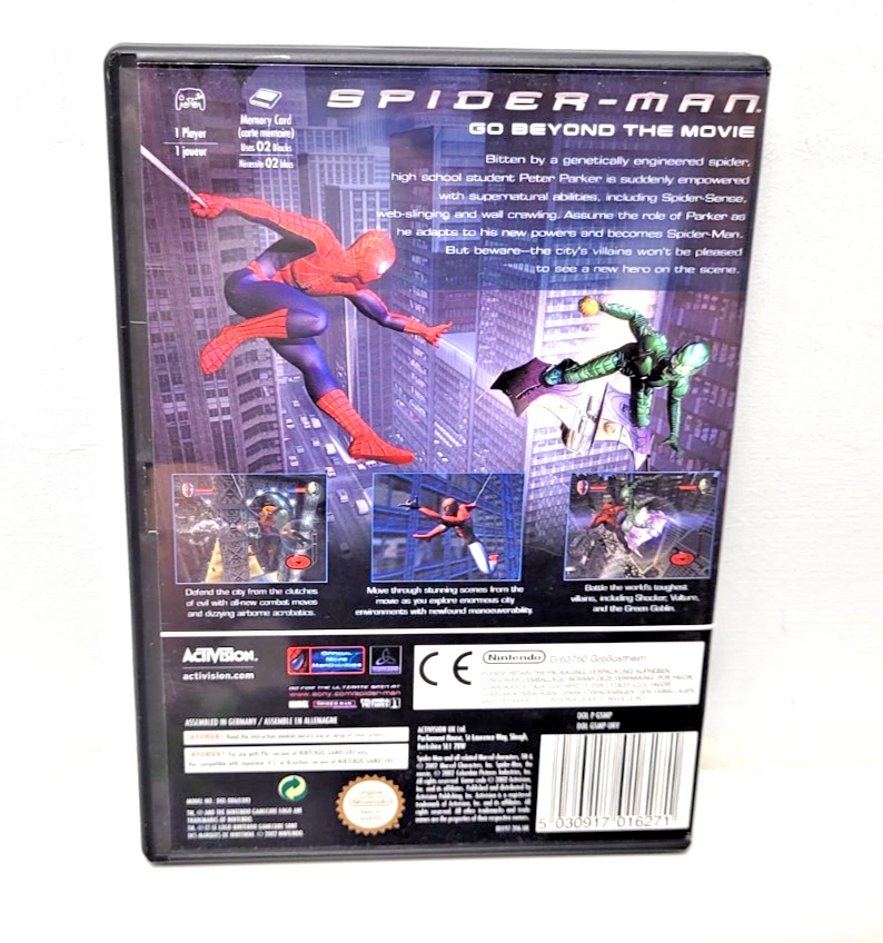 Spider-man Nintendo GameCube PAL UK EXCELLENT With manual - Image 2 of 4