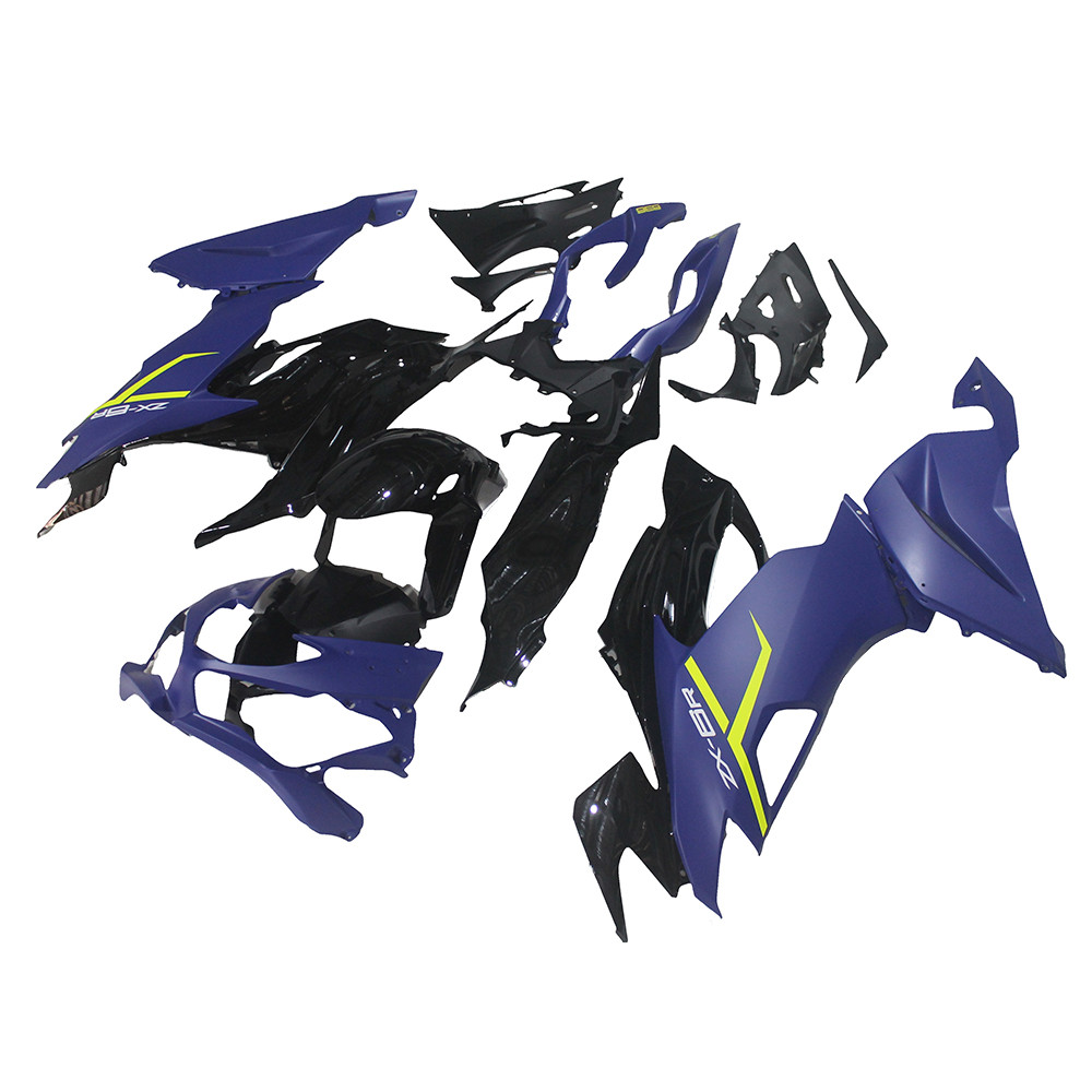 箱 Blue Yellow ABS Plastic Fairings Kit Bodywork for Kawasaki Ninja