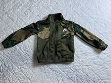 Nike Toddler Zip Up Track Jacket Camouflage Long Sleeve Pockets Logo Size 2T