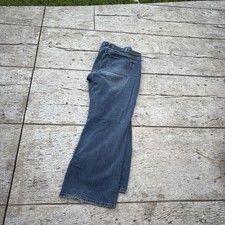 Vintage Baggy Harley Davidson Jeans. Prefect Distressing