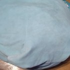 Plush Rhinoceros Throw Pillow, Blue  White Polyester Stuffed Animal SquishMellow — photo 2