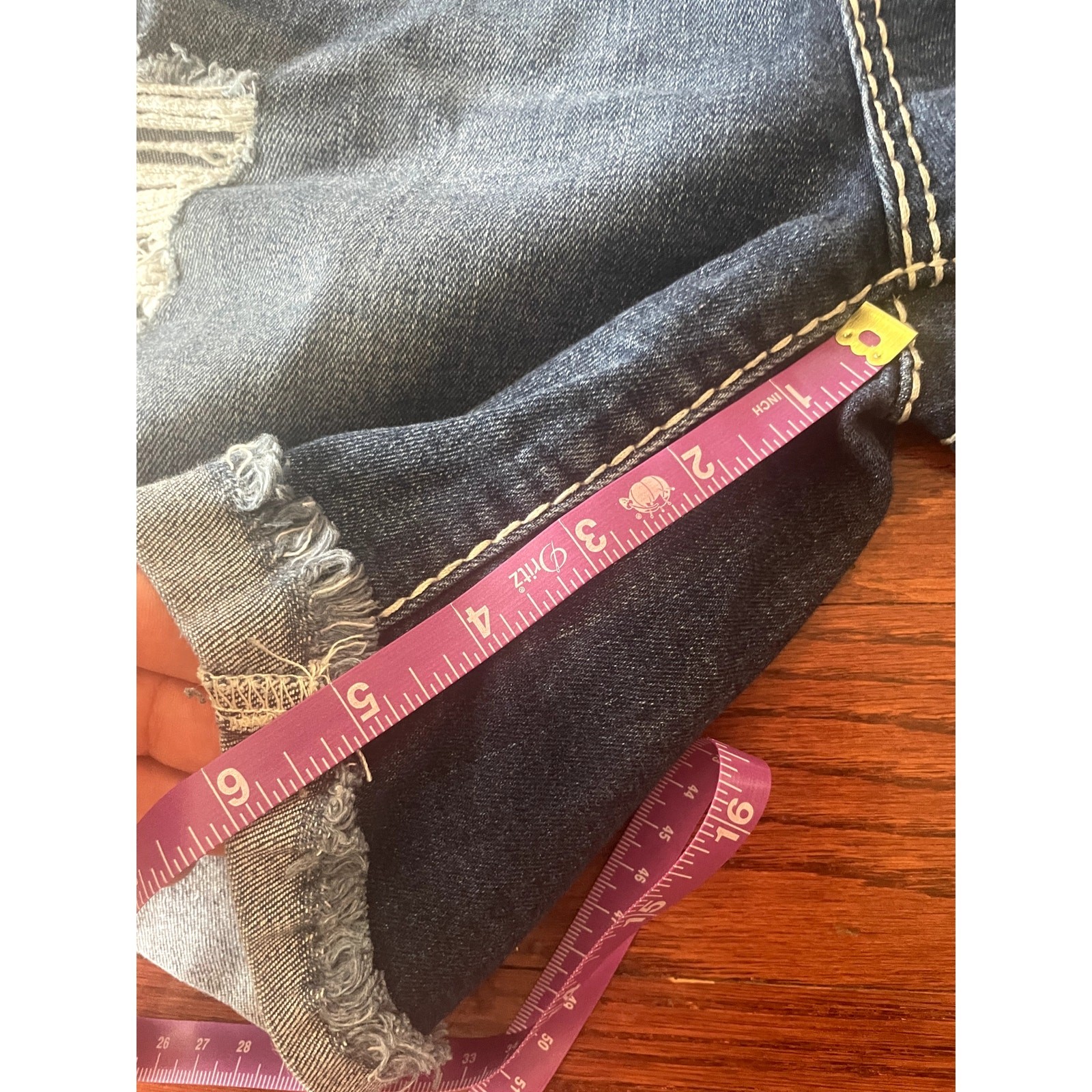 True Religion Cut Off Bermuda Shorts Size 30 thumbnail 3