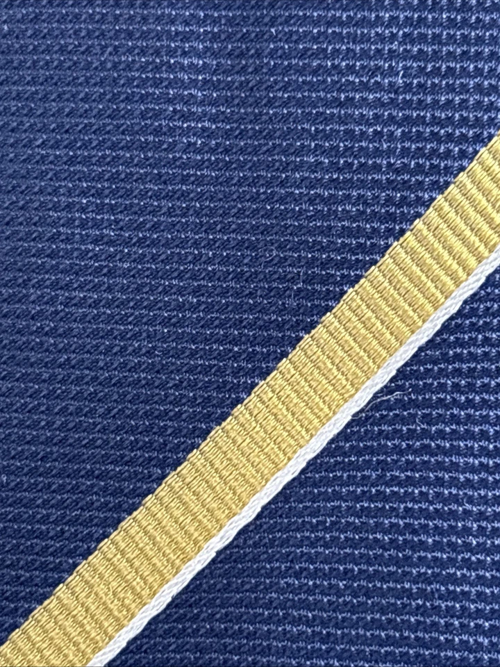 "Corbata Charles Tyrwhitt Repp 100 % seda Jermyn Street London rayas azules 3,12 x 60""" Foto 2 de 4