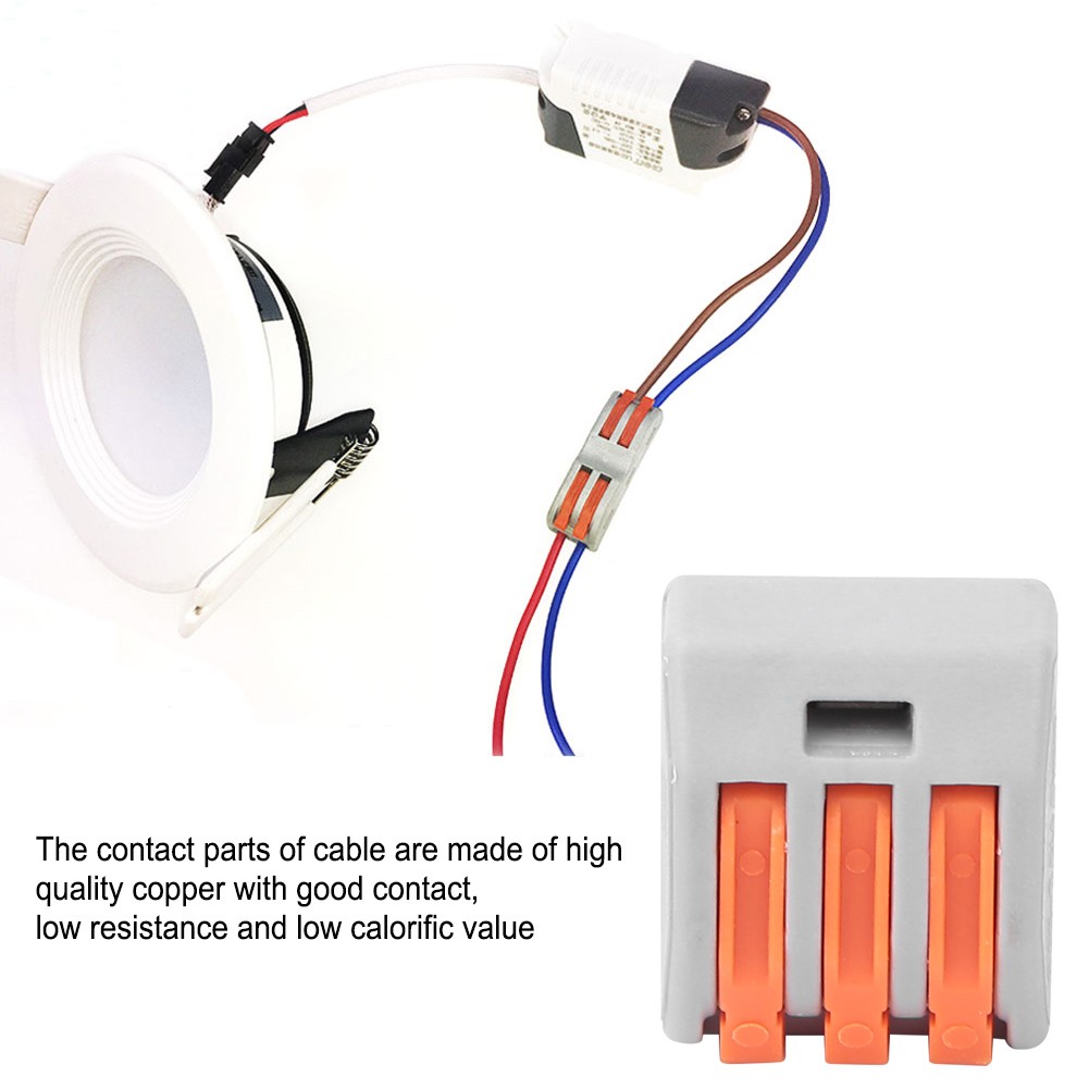 100Pcs PCT-213 Wiring Connector With Nylon Shell For Secure Connections Trending