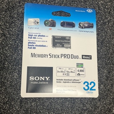 Mark2 Memory Stick MS Pro Duo Memory Card for Sony 32GB PSP & Cybershot Camera