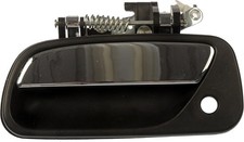 Front Driver Side Exterior Door Handle Compatible with Select Models, Black and