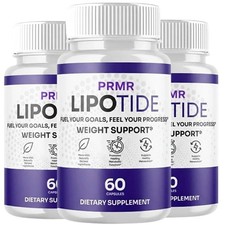 (3 Pack) Lipo Tide Advanced Energy & Fitness Max SupplementLipoTide 180 Capsules