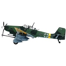 1/72 Scale 16.2cm Diecast Alloy German Stuka JU-87G2 Attack Plane Military Model