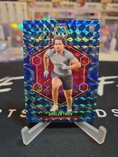2024 Panini Mosaic Football Gus Bralen Trice Blue Reactive Mosaic RC