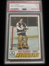 1977 O PEE CHEE #211  MIKE PALMATEER PSA 5  Rookie Card. rookie card picture