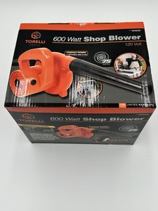 Torelli 600 Watt Shop Blower Compact 120 Volt 75mph Nib d'orange