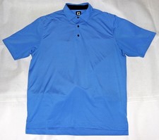 FootJoy FJ Men's Short Sleeve Golf Polo Polka Dot Shirt Size Large