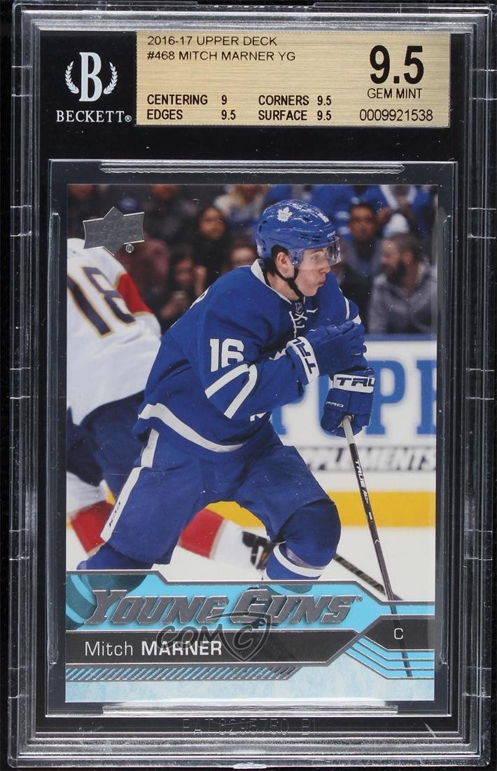 2016-17 Upper Deck Young Guns Mitch Marner #468 BGS 9.5 GEM MINT 2bd