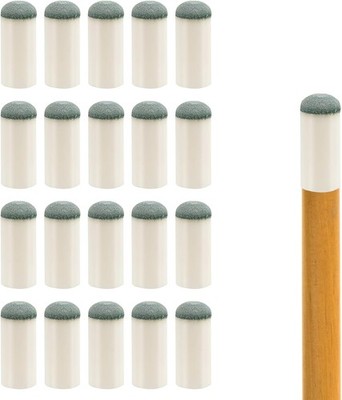 Billardqueue Spitzen 12mm 20 Stück Aufsteckbar Zubehör für Snooker Billard