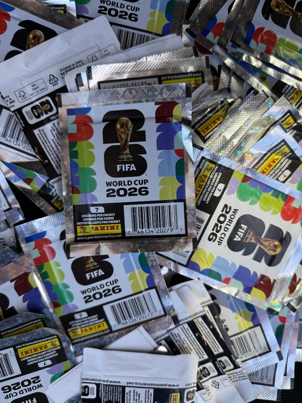 Brand New - 50 Loose Packets - Panini FIFA World Cup 2026 Official Stickers