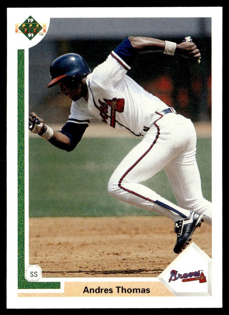 1991 Upper Deck Andres Thomas Atlanta Braves #384