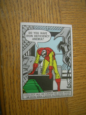 1966 Donruss Marvel Super Heroes Iron Man #14 Do You have a Iron NICE CARD