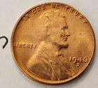 1946-D Lincoln Cent BU  Nice Red Color  #7