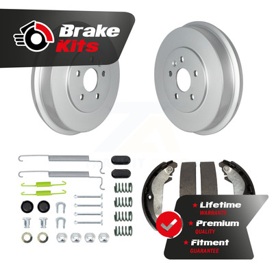 Rear Coated Brake Drum Shoes Spring Kit For 2011-2015 Chevrolet Cruze