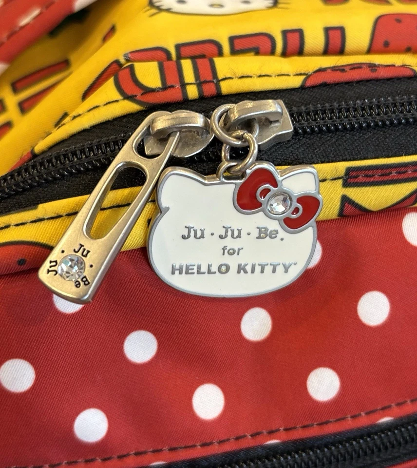 Ju-Ju-Be Be Right Back - Hello Kitty Strawberry Stripes Backpack - Super Rare!! - Image 3 of 4