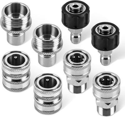 #ad Pressure Washer Quick Connect Kit M22 14mm to 3 8 for Garden Hose Use $43.89
