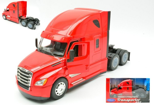 Welly 1/32 Lkw Freightliner Cascadia Modellbau Statisches Modell Diecast-image