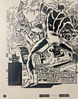 Marvel Team Up Original Comic Art-B&W Oversized 17x11 Production Cvr-Iss. #56 — photo 7
