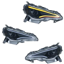 1Pair Led Car Headlight DRL Headlamp Assembly For Toyota GT86 2012-2020