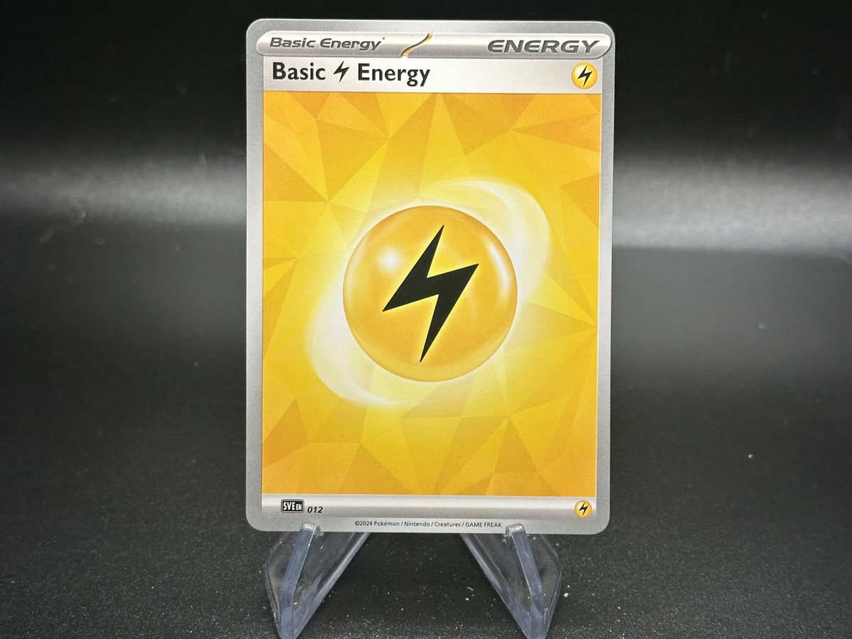 Basic Lightning Energy - 012 Scarlet & Violet - Pokmon TCG