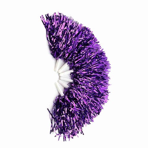 Lightweight Cheerleader Pom Poms Sports Party Dance Accessories (purple) - Picture 10 of 22