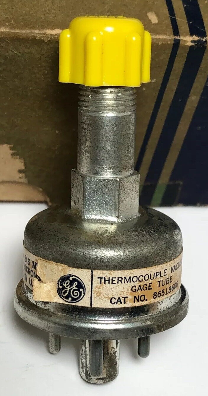 Thermocouple Vacuum Gage Tube General Electric Type 8651860G5