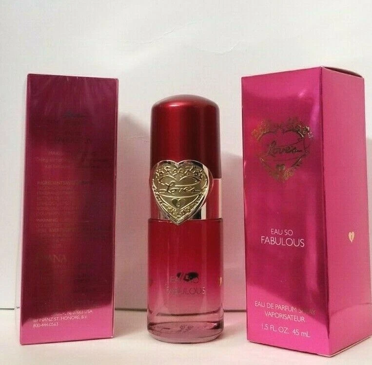 2 упаковки DANA Love's EAU SO FABULOUS парфюмированная вода 1,5 унц ea новый запечатанный - Изображение 2 из 2