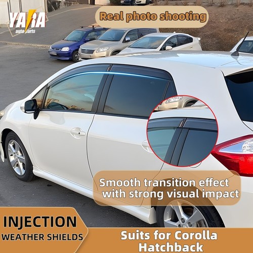 Injection Weather Shields Weathershield suitable for Corolla Hatchback 2007-2011 - Picture 2 of 7