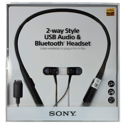 ソニー製「SBH90C」 2-way USB & Bluetoothイヤホン Sony SBH90C 2-way Listening Style USB Audio & Bluetooth