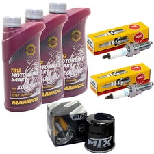 Set Öl 3L für Honda NT 700 V Deauville 2006-2016 Inspektion Ölfilter Zündkerzen