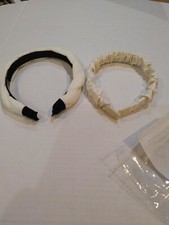 2 Padded And Pleated Head Bands