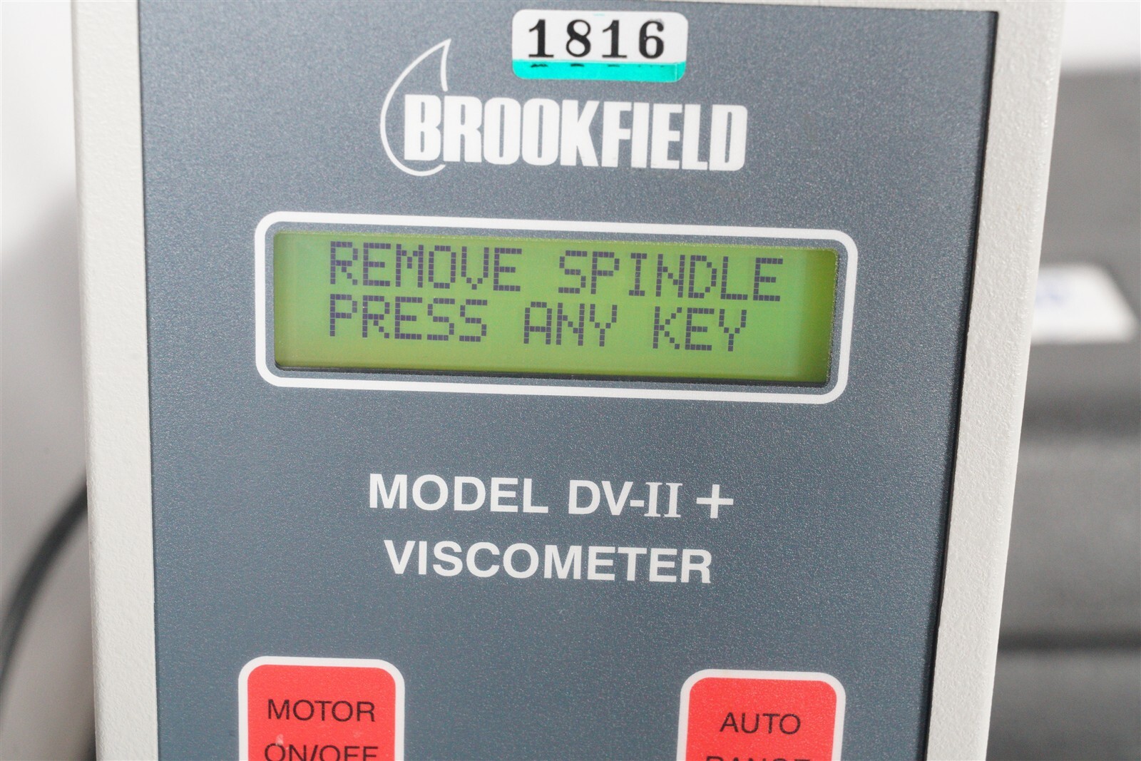 Brookfield LVDVII+ Programmable Viscometer, Stand, Case, Without Spindles
