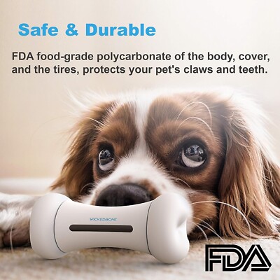 2024 Cheerble Wickedbone Smart Interactive Motorized Dog Bone