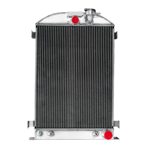 3 Row Aluminum Radiator For 1933-1935 34 Ford MODEL A Hot Rod Chevy V8 ...