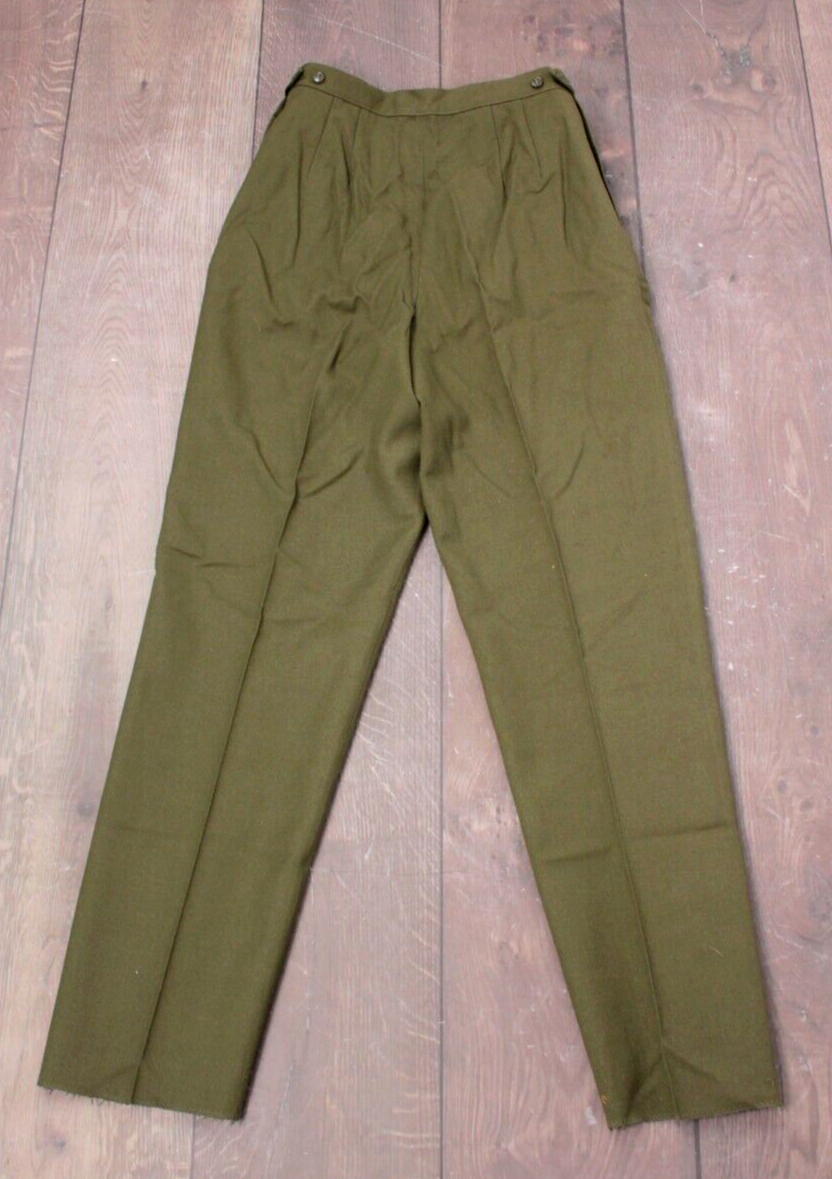 VTG Women's Vietnam War Era WAC Wool Field Slacks Sz 18 1970s NOS US
