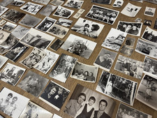 Various old photos, vintage photo of the USSR 100pcs