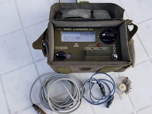 Danish M 75 Working Military Radiation Detector Geiger Counter Gamma Detector Ebay