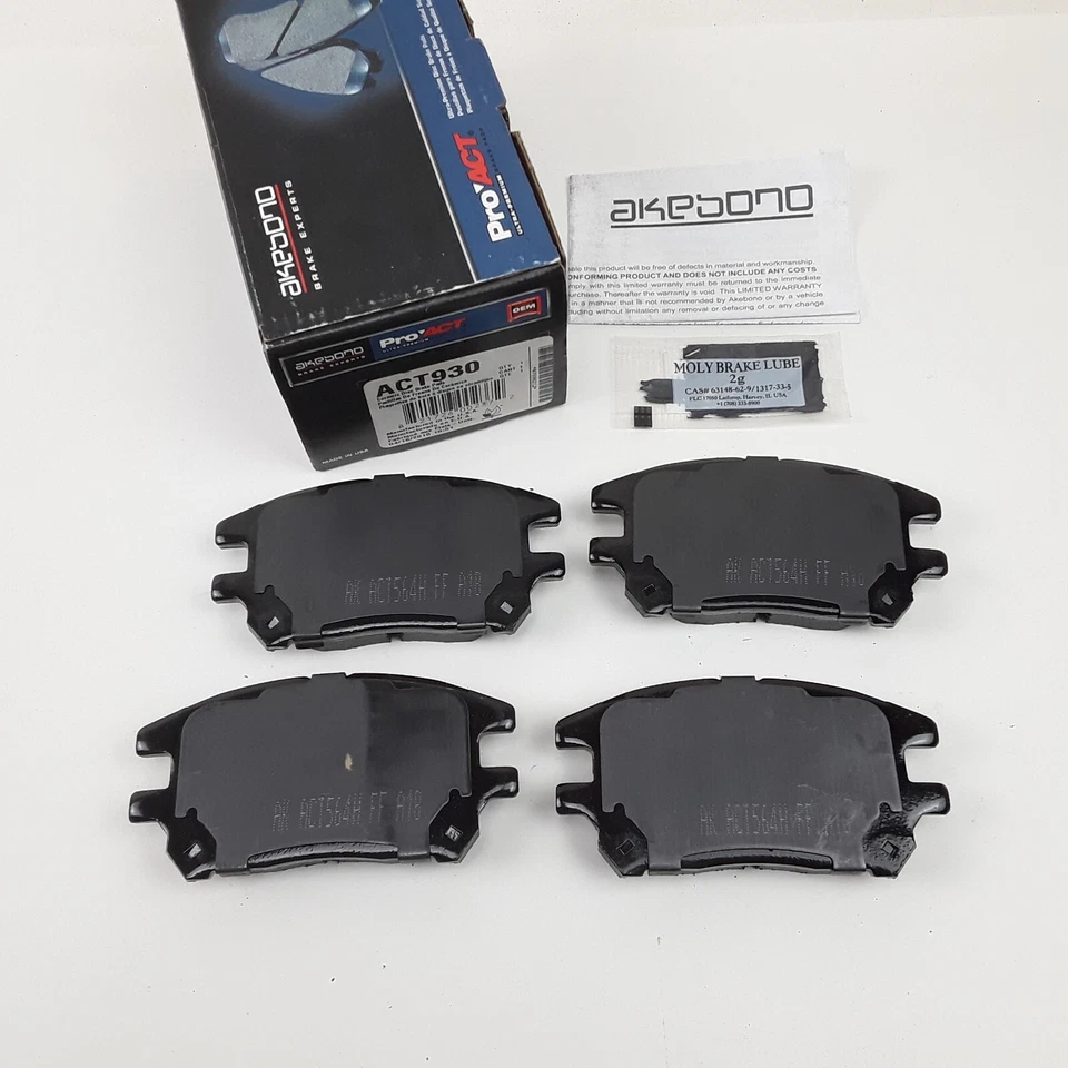 Conjunto de pastilhas de freio a disco dianteiro premium cerâmica compatível com Lexus RX300 2001 2002 2003 - Imagem 3 de 4