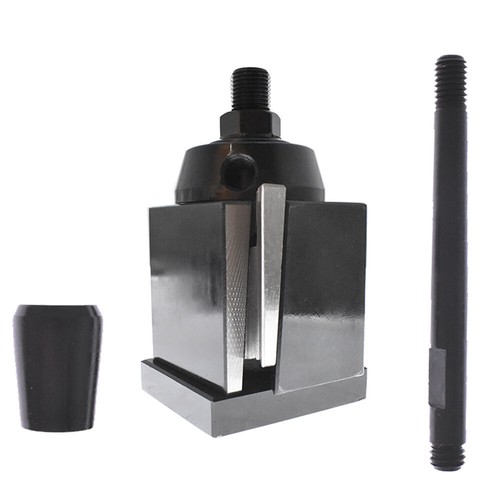AXA 250-100 Quick Change Tool Post Holder Set Piston Type 6Pcs For Lathe 6 -12" - Picture 22 of 24