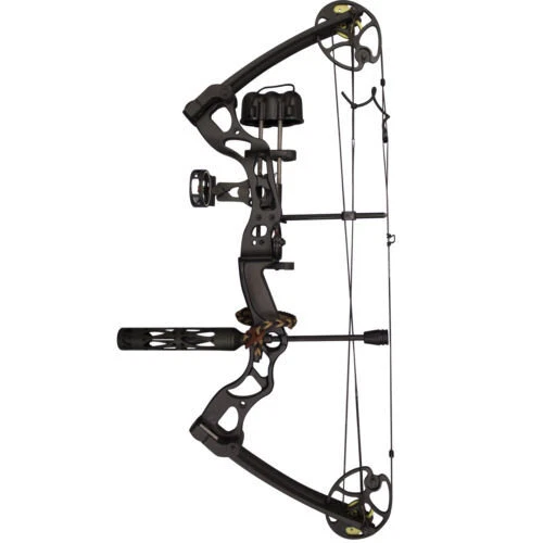 SAS Outrage 70 Lbs 31'' Compound Bow Travel Package with Arrows Hard Case Loaded - Image 2 of 4