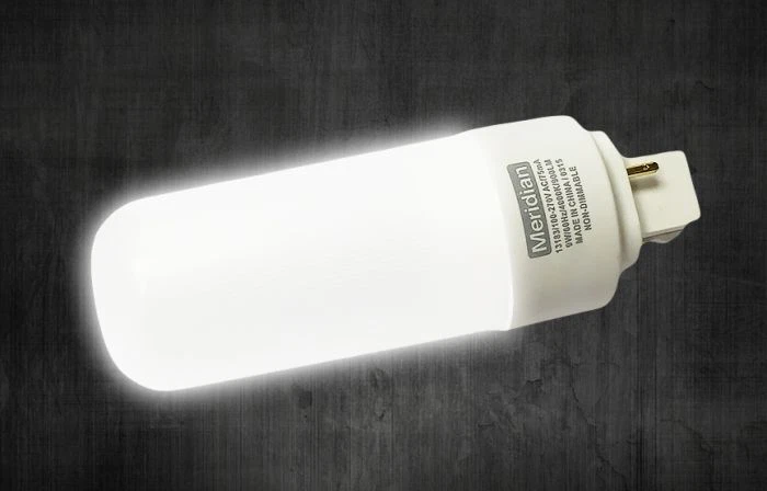 Meridian - 9 Watt PL LED Bright White Bulb -G24 Base - 2 Pin-Non-Dimmable -13183 - Image 3 of 4